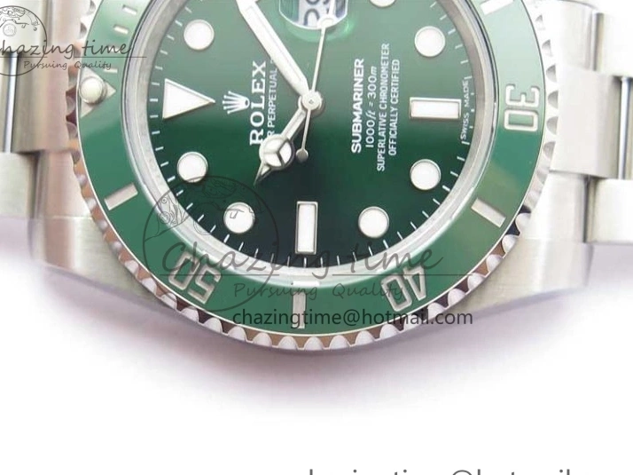 116610 Edition Ceramic Submariner Steel 316L Best Green LV Noob V10.5 1:1 0123